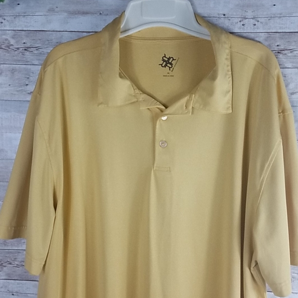 R & R Casuals, Men's, Gold, pullover shirt, Sz XL - Picture 3 of 7